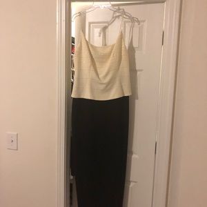 Black/Cream formal dress
